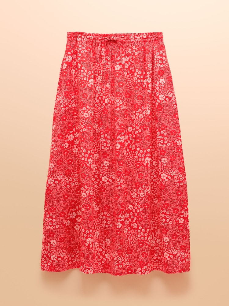 Rot - Joules Adele Midi Skirt - Bild 6 von 6 Rot - Joules Adele Midi Skirt - Bild 6 von 6