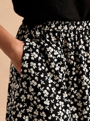 Joules Adele Black Midi Skirt - Image 5 of 7