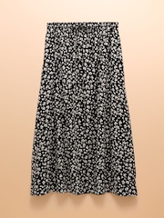 Joules Adele Black Midi Skirt - Image 7 of 7