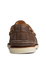 Sperry Gold Cup Authentic Original Boat Brown Shoes - Image 3 of 4