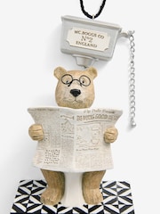Multi Bertie The Bear On The Toilet Hanging Decoration - Image 6 of 6