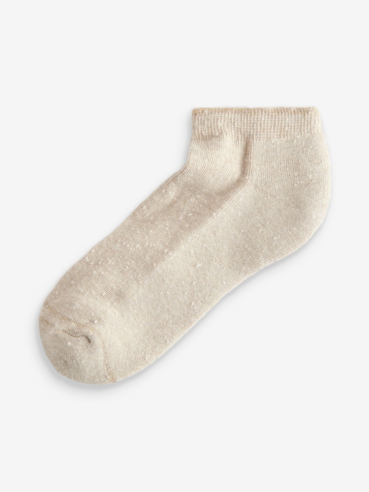 Neutrale Farbe - Melierte Socken mit gepolsterter Sohle im 4er-Pack - Bild 2 von 5 Neutrale Farbe - Melierte Socken mit gepolsterter Sohle im 4er-Pack - Bild 2 von 5