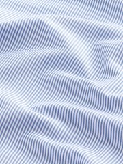 Blue Stripe Slim Fit Shirt And Tie Set - Image 8 of 8