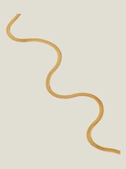 Accessorize Gold Tone Stainless Steel Omega Chain Bracelet - Image 1 of 3