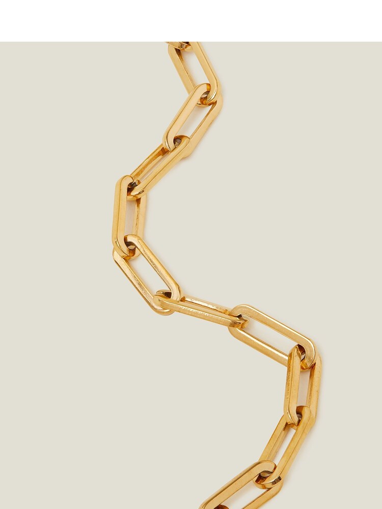 Accessorize Gold Tone Stainless Steel Chunky Chain Bracelet - Image 1 of 3