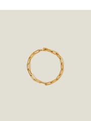 Accessorize Gold Tone Stainless Steel Chunky Chain Bracelet - Image 2 of 3