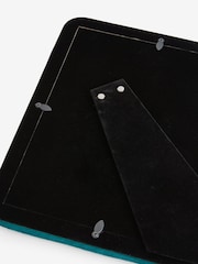 Teal Blue Velvet Photo Frame - Image 5 of 5