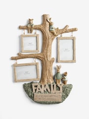 Natural Bertie Bear and Rosie Rabbit Family Tree Collage Photo Frame - Image 4 of 6