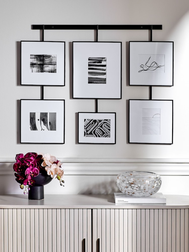 Black Gallery Wall Collage Photo Frame - Image 1 of 6 Black Gallery Wall Collage Photo Frame - Image 1 of 6