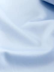 Mid Blue Slim Fit 100% Pima Cotton Sateen Finish Long Sleeve Signature Shirt - Image 7 of 7