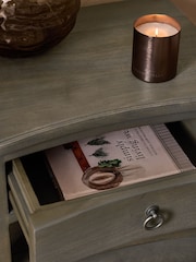 Light Grey Sadie Solid Mango Wood 2 Drawer Bedside Table - Image 3 of 7