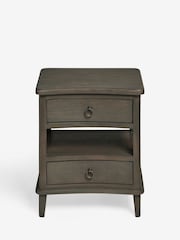 Light Grey Sadie Solid Mango Wood 2 Drawer Bedside Table - Image 7 of 7