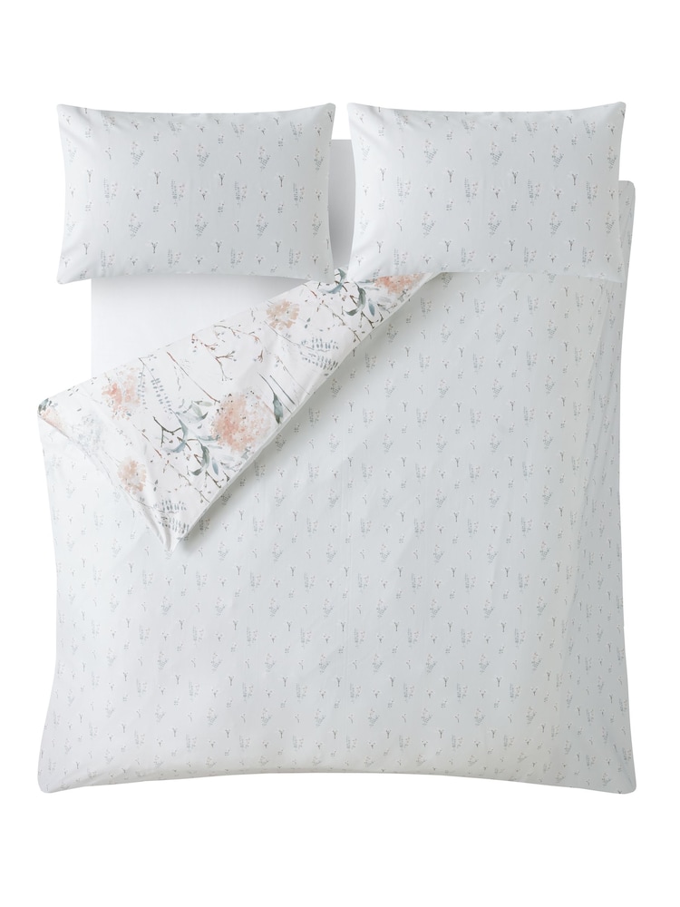 Laura Ashley Plaster Pink Pallington Bloom Duvet 100% Cotton Cover and Pillowcase Set - Image 5 of 8