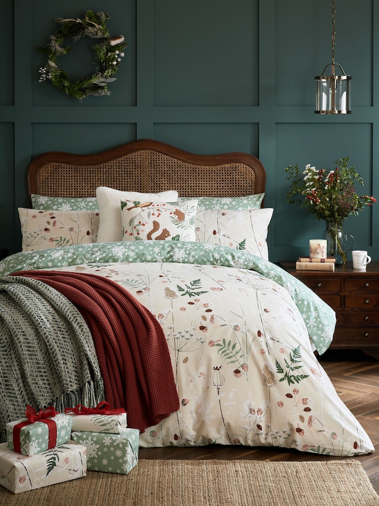 Laura Ashley 100% Cotton Frost And Ice Duvet Cover and Pillowcase Set - Изображение 1 из 9 Laura Ashley 100% Cotton Frost And Ice Duvet Cover and Pillowcase Set - Изображение 1 из 9