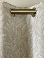 Laura Ashley Natural Coulderton Eyelet Curtains - Image 3 of 3
