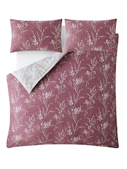 Laura Ashley Plum Purple Pussy Willow 100% Cotton Duvet Cover and Pillowcase Set - Image 5 of 9