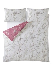 Laura Ashley Plum Purple Pussy Willow 100% Cotton Duvet Cover and Pillowcase Set - Image 6 of 9