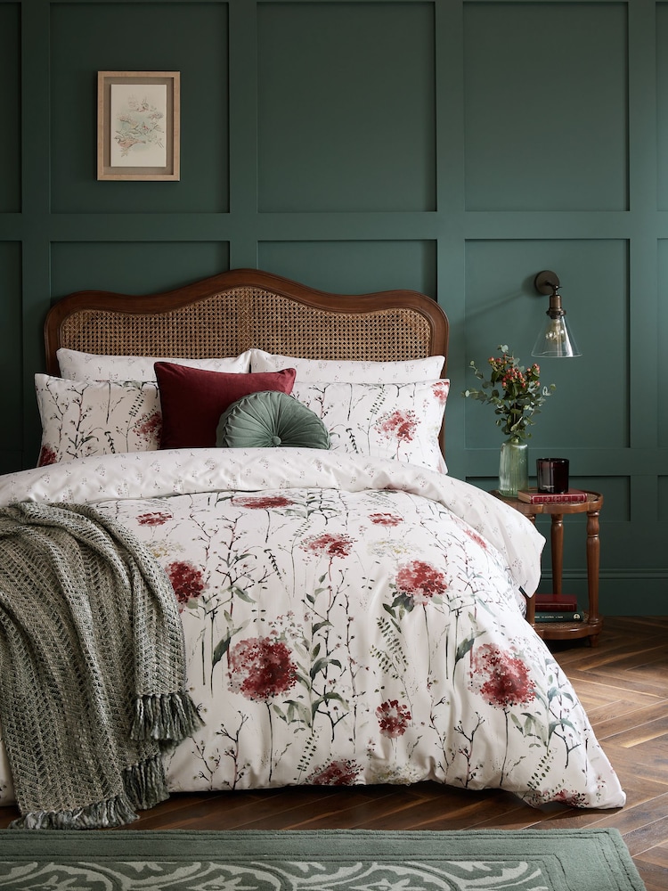 Laura Ashley Pallington Bloom Duvet 100% Cotton Cover and Pillowcase Set - Изображение 1 из 9