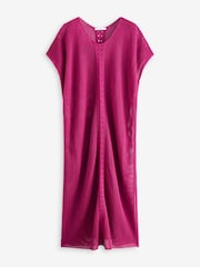 Pink Overhead Knitted Maxi Cover-Up - Image 4 of 5