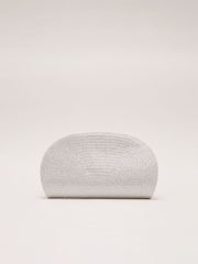 Phase Eight Metallic Embellished Semi Circle Bag - Image 1 of 8