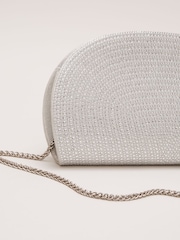 Phase Eight Metallic Embellished Semi Circle Bag - Image 3 of 8
