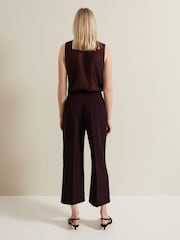 Phase Eight Red Clean Crepe Aubrielle Culottes - Image 2 of 7