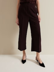 Phase Eight Red Clean Crepe Aubrielle Culottes - Image 3 of 7