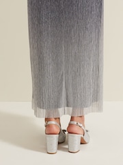 Phase Eight Metallic Embellished Bow Block Slingback Heel - Image 8 of 8
