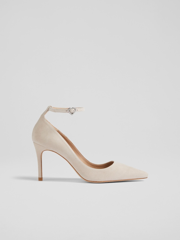 rožnata - LK Bennett Catelyn Suede Ankle Strap Closed Court Shoes - Slika 1 iz 4 rožnata - LK Bennett Catelyn Suede Ankle Strap Closed Court Shoes - Slika 1 iz 4