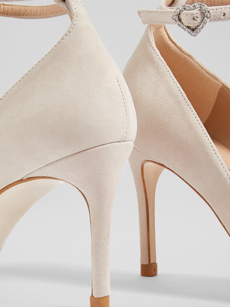 rožnata - LK Bennett Catelyn Suede Ankle Strap Closed Court Shoes - Slika 4 iz 4 rožnata - LK Bennett Catelyn Suede Ankle Strap Closed Court Shoes - Slika 4 iz 4
