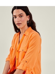 Accessorize Orange Beach Shirt - Image 3 of 4