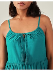 Accessorize Tiered Broderie Beach 100% Cotton Dress - صورة 2 من 4