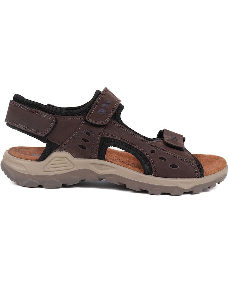 Pavers Brown Pavers Full Adjustable Touch Fasten Brown Sandals - Image 1 of 5