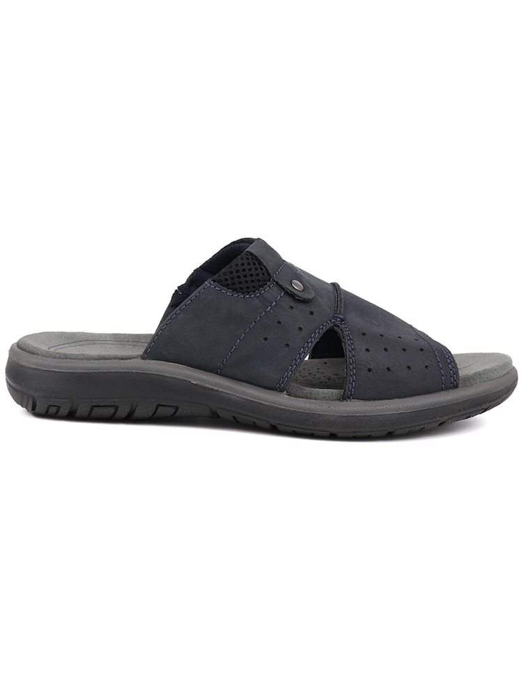 Pavers Blue Pavers Leather Mule Brown Sandals - Image 1 of 5