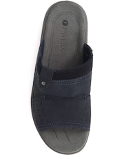 Pavers Blue Pavers Leather Mule Brown Sandals - Image 4 of 5