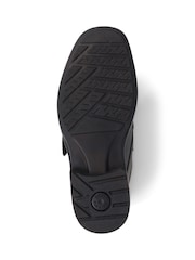 Pavers Leather Touch Fasten Black Shoes - Image 5 of 5