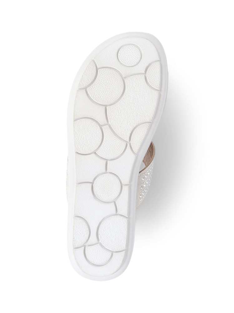 Pavers White Pavers Slip On Mule Black Sandals - Image 5 of 5