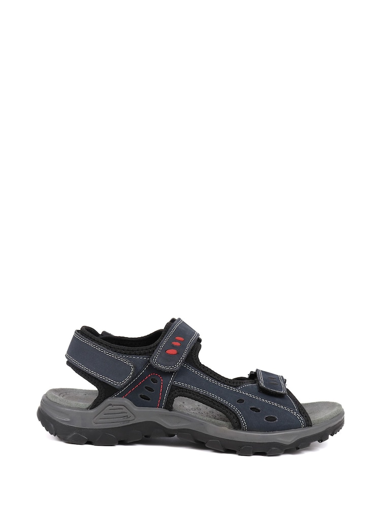 Pavers Blue Pavers Full Adjustable Touch Fasten Brown Sandals - Image 1 of 5
