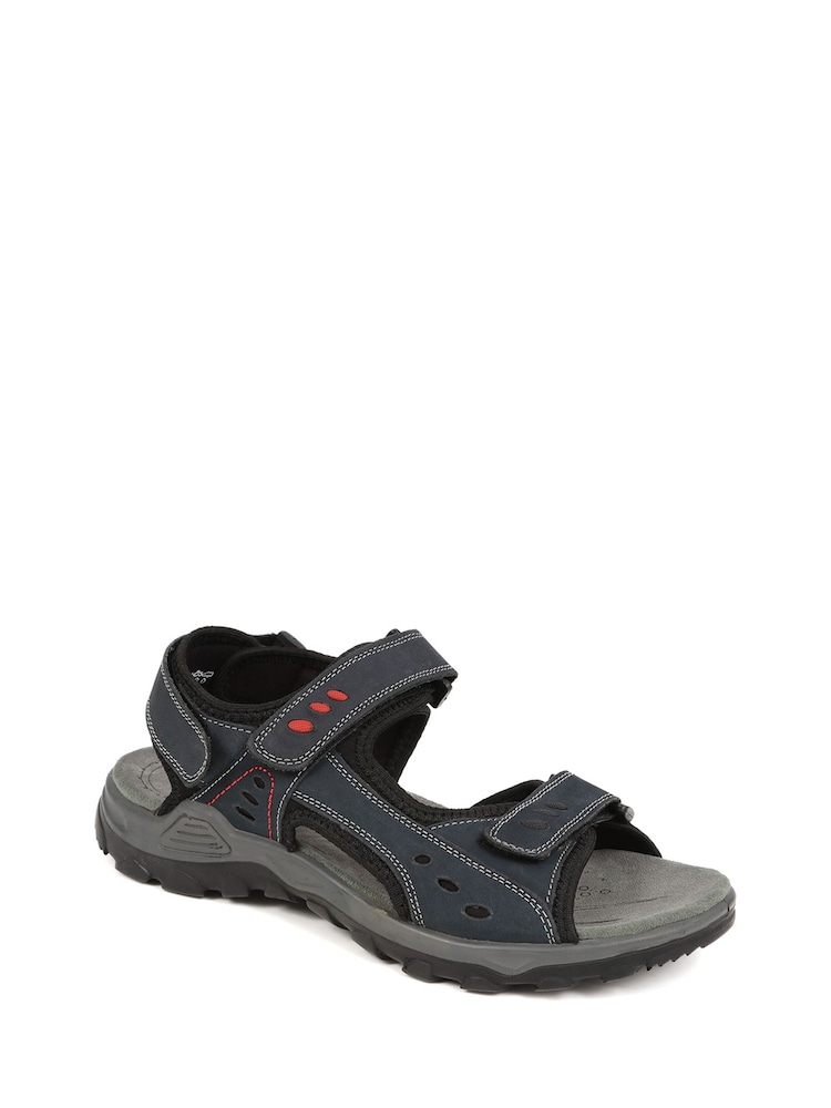 Pavers Blue Pavers Full Adjustable Touch Fasten Brown Sandals - Image 2 of 5