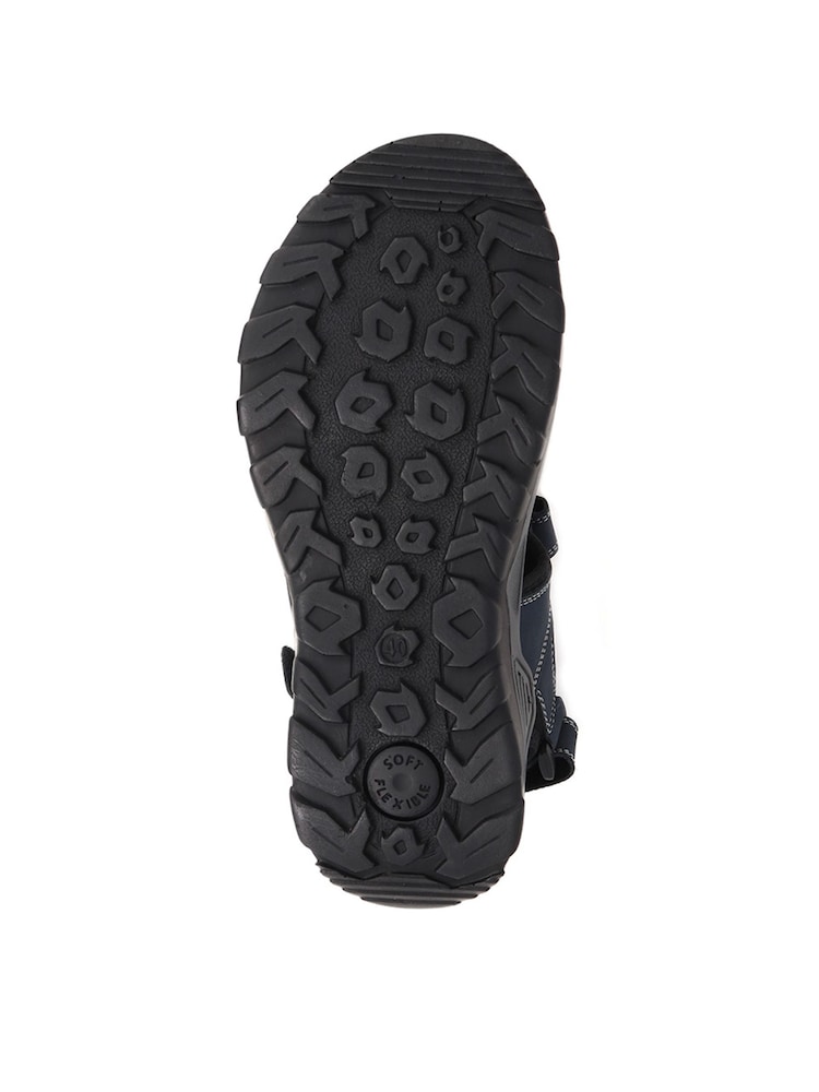 Pavers Blue Pavers Full Adjustable Touch Fasten Brown Sandals - Image 5 of 5