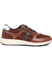 Pavers Lace Up Leather Brown Trainers - Image 1 of 5