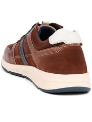 Pavers Lace Up Leather Brown Trainers - Image 4 of 5