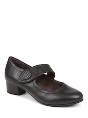 Pavers Wide Strap Mary Janes Black Shoes - Image 1 of 5
