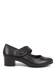 Pavers Wide Strap Mary Janes Black Shoes - Image 2 of 5