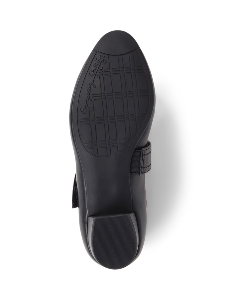 Pavers Wide Strap Mary Janes Black Shoes - Image 5 of 5