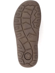 Коричневый - Pavers Slip On Leather Mule Brown Sandals - Изображение 5 из 5