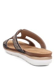 Pavers Black Pavers Slip On Mule Black Sandals - Image 3 of 5
