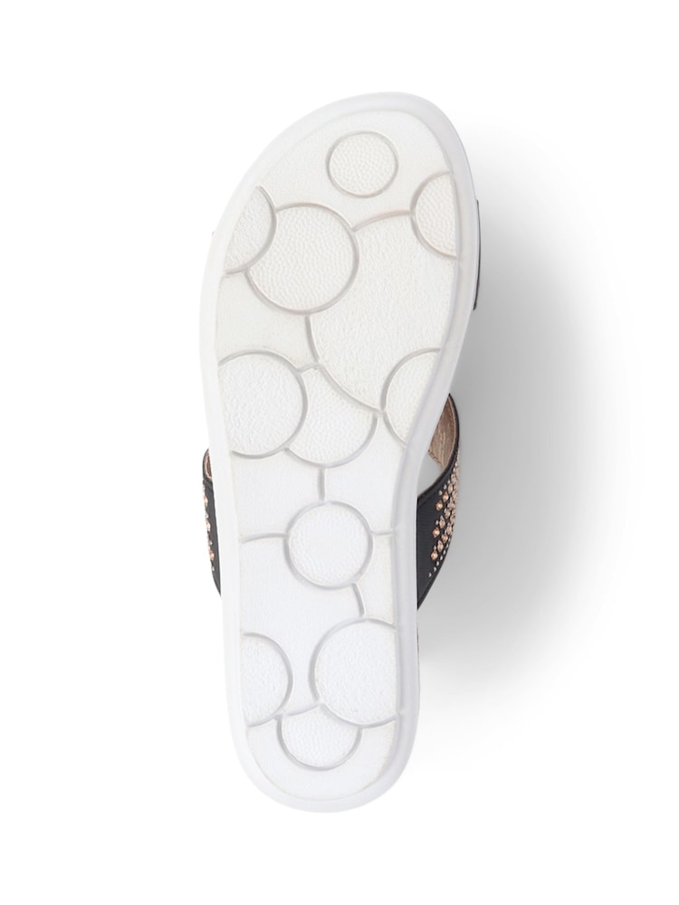 Pavers Black Pavers Slip On Mule Black Sandals - Image 5 of 5