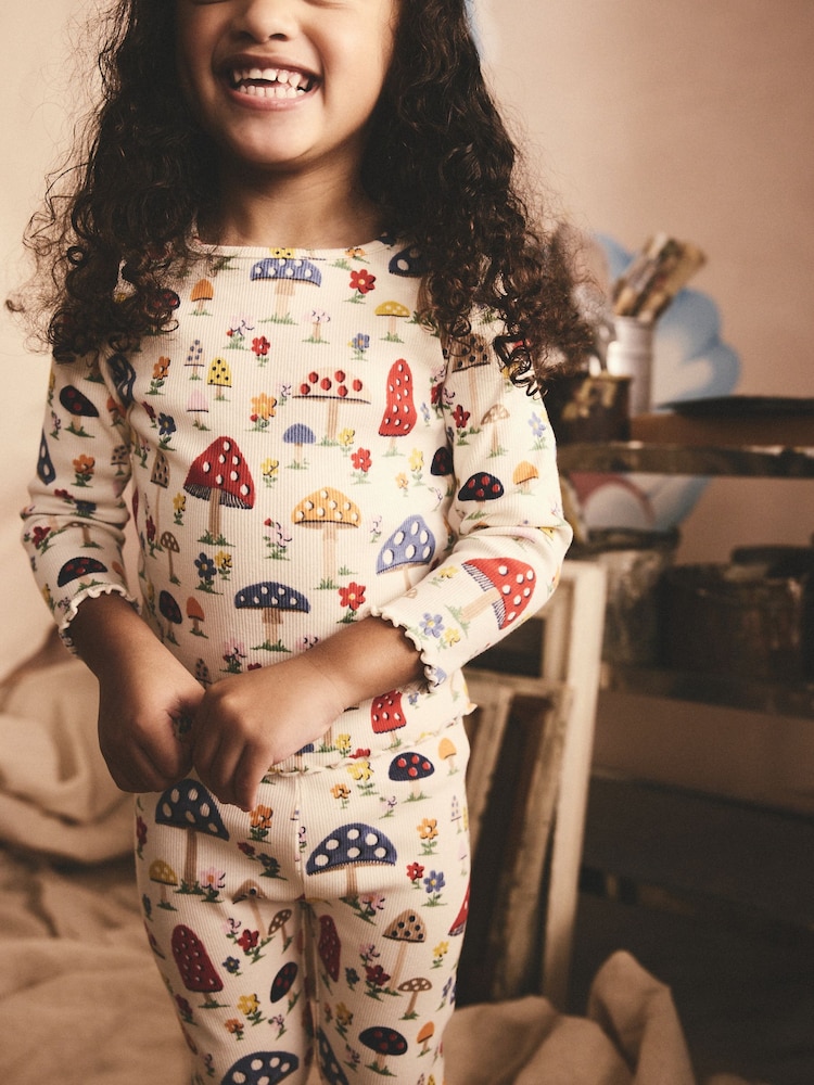Cath Kidston Navy Floral Long Sleeve Ribbed T-Shirts 3 Pack (3mths-7yrs) - Image 2 of 10 Cath Kidston Navy Floral Long Sleeve Ribbed T-Shirts 3 Pack (3mths-7yrs) - Image 2 of 10
