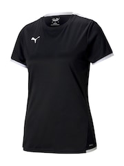 Puma Black Womens teamLIGA Football Jersey Top - Image 1 of 2